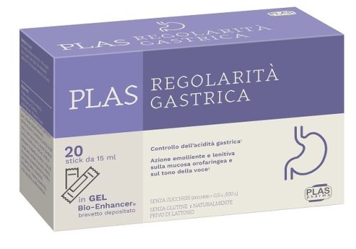 Plas Regolarità Gastrica integratore antiacido per il benessere dello stomaco 20 stickpack