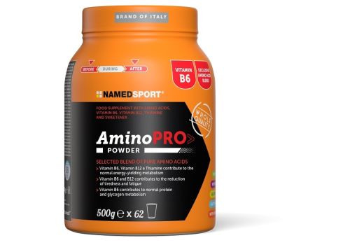 Sport amino pro powder integratore a base di aminoacidi polvere per uso orale 500 grammi