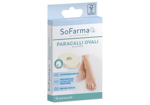 Sofarma+ paracalli ovali 18 pezzi