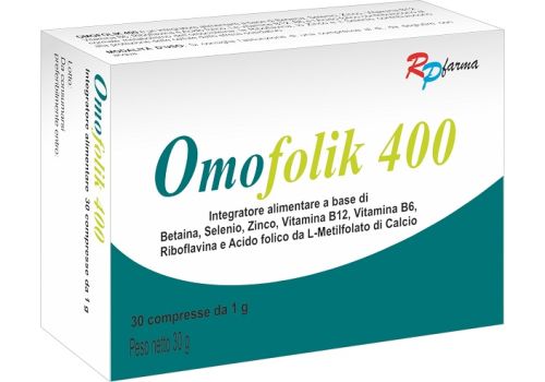 Omofolik 400 integratore per la funzionalità cardiaca 30 compresse