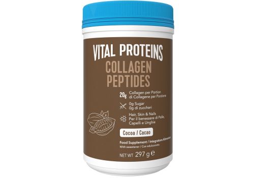 Vital Proteins peptidi di collagene gusto cacao integratore per il benessere di pelle unghie e capelli 297 grammi