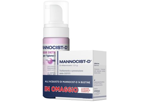 Mannocist-d trattamento per la cistite 14 bustine + mousse omaggio