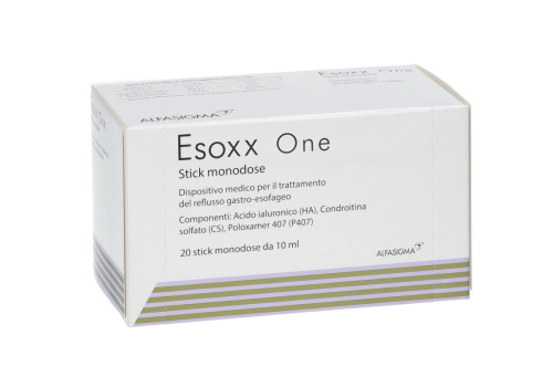 Esoxx One dispositivo medico per il trattamento del reflusso gastro-esofageo 20 stick monodose da 10ml