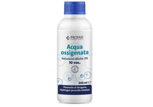 Profar acqua ossigenata 3% 10 volumi disinfettante per la cute lesa 250ml
