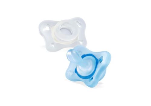 Chicco gommotto mini azzurro 0-2m 2 pezzi