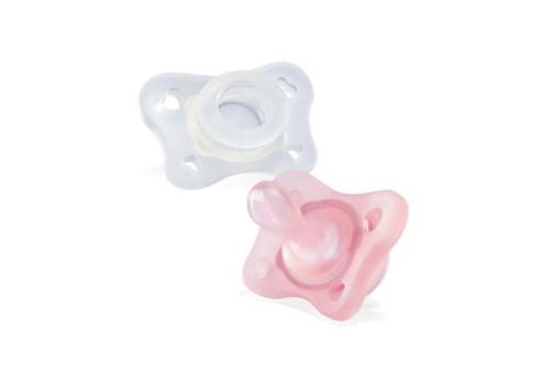 Chicco gommotto mini rosa 0-2m 2 pezzi