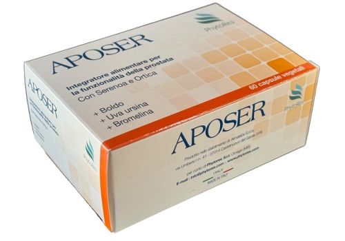Aposer integratore per la funzionalità della prostata 60 capsule