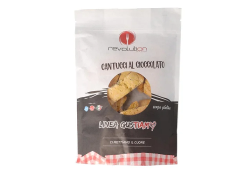 Revolution cantucci al cioccolato senza glutine 180 grammi