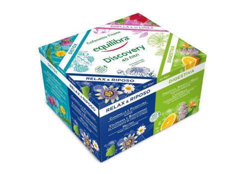 Equilibra Discovery cofanetto tisane 40 filtri