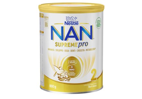 Nan Supreme Pro 2 latte di proseguimento polvere 800 grammi