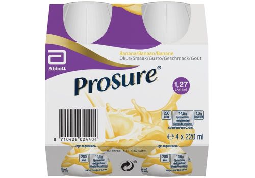 Prosure integratore nutrizionale ad alta densità gusto banana 4 x 220ml
