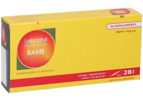 Labcatal nutrition rame integratore per il sistema immunitario 28 fiale