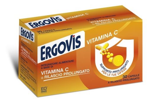 Ergovis vitamina C integratore a rilascio prolungato 30 capsule 