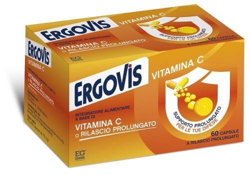 Ergovis vitamina C integratore a rilascio prolungato 60 capsule 