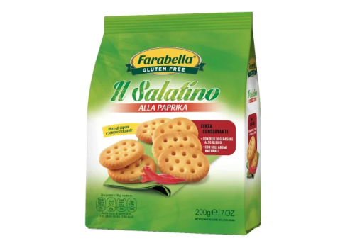 Farabella il salatino paprika senza glutine 200 grammi