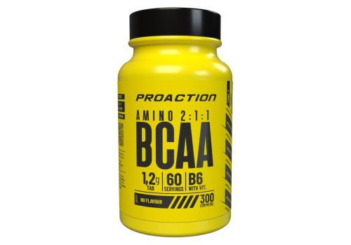 Proaction Amino 2:1:1 bcaa integratore di aminoacidi 300 compresse