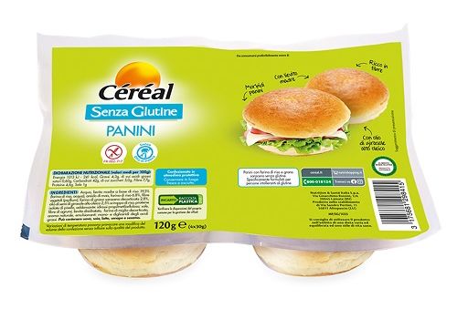 Céréal panini senza glutine 4 pezzi