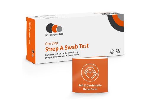 One Step Strep A Swab test streptococco A 1 pezzo