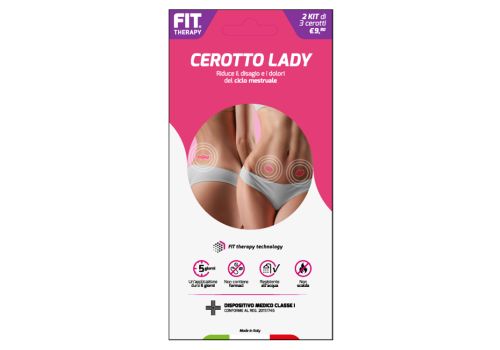 Fit Therapy cerotto lady per i dolori del ciclo mestruale 2 pezzi