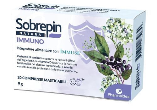Sobrepin natura immuno integratore per il sistema immunitario 20 compresse
