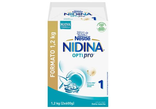 Nidina Opti pro 1 latte per lattanti in polvere 2 x 600 grammi