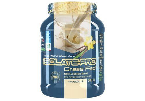 Isolate-Pro Grass-Fed integratore di proteine isolate gusto vaniglia polvere orale 700 grammi