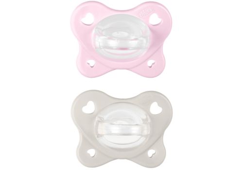Chicco Physioforma succhietti dual soft rosa 2-6 mesi 2 pezzi