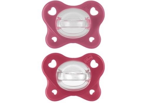 Chicco Physioforma succhietti dual soft rosa 16-36 mesi 2 pezzi