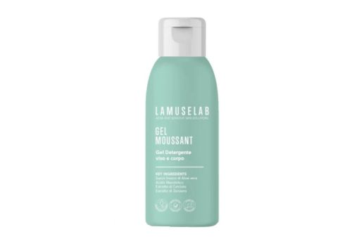 Lamuselab gel moussant detergente viso e corpo 100ml