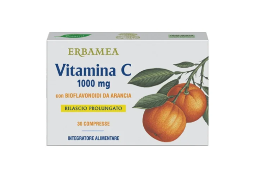 Vitamina C 1000mg integratore per il sistema immunitario e la pelle 30 compresse