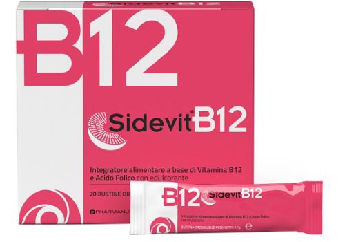 Sidevit B12 integratore di vitamina B12 e acido folico 20 bustine orosolubili