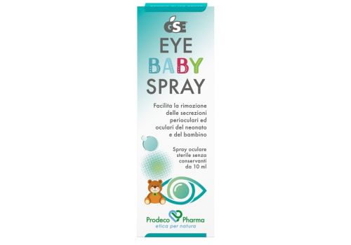 Gse Eye baby spray per la rimozione delle secrezioni perioculari e oculari del neonato e del bambino 10ml