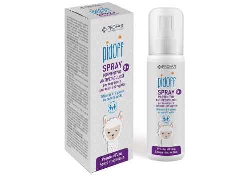 Profar Pidoff 0+ spray preventivo antipediculosi 100ml