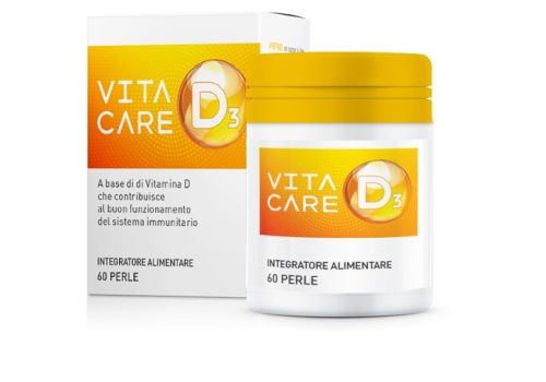 Vitacare D3 integratore per il sistema imunitario e le ossa 60 perle