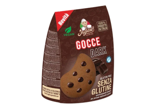 Inglese gocce dark biscotti senza glutine 200 grammi