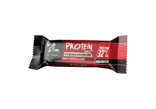 Protein bar 32% barretta proteica al cacao per sportivi 50 grammi