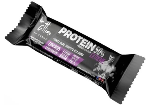Protein bar 50% barretta proteica al gusto cookie e cacao 40 grammi