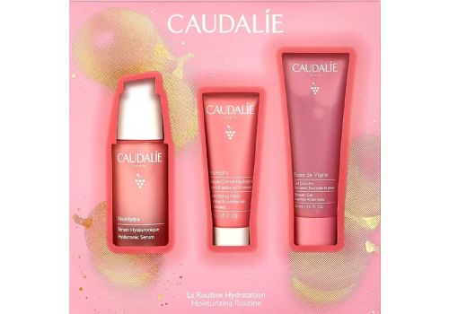 Caudalie Vinohydra La Routine Idratazione cofanetto con siero 30ml + maschera viso 15ml + gel doccia 50ml