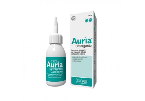 Auria detergente auricolare per il lavaggio delicato dell'orecchio esterno del cane e del gatto 100ml