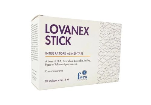Lovanex Stick integratore per il benessere di prostata e apparato urinario 20 stickpack da 15ml