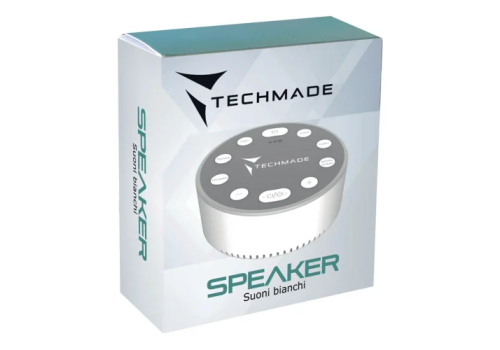 Techmade speaker suoni bianchi con led antistress per adulti e bambini