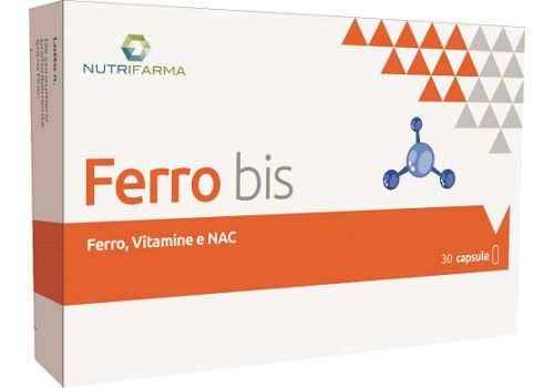 Ferro bis integratore di minerali e vitamine 30 capsule
