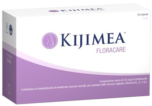 Kijimea Floracare integratore di fermenti lattici per il benessere della mucosa vaginale 84 capsule