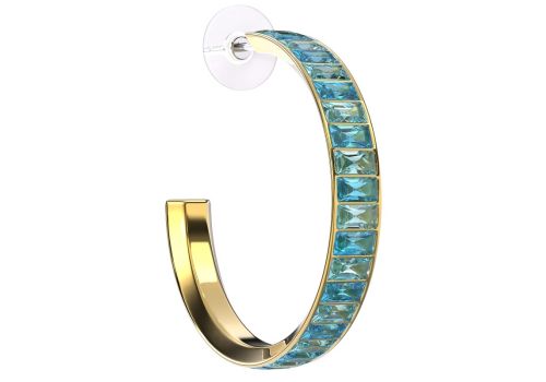 Biojoux elba orecchini in acciaio medicale gold plated