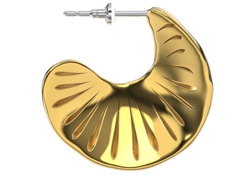 Biojoux mindoro orecchini in acciaio medicale gold plated
