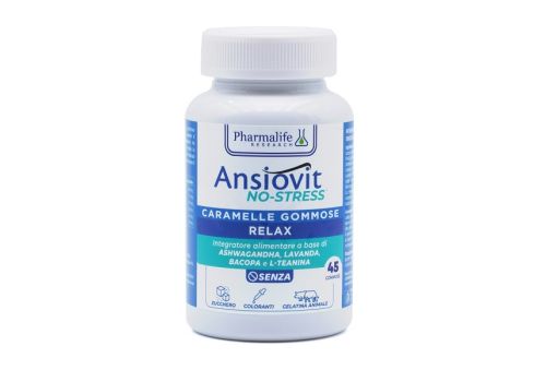 Ansiovit No-Stress Relax integratore per il rilassamento 45 gommose