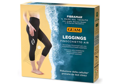 Guam Leggings pinocchietto air anticellulite colore nero taglia l-xl