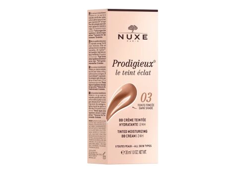 Nuxe prodigieux le teint éclat crema colorata idratante 03 tonalità scura 30ml