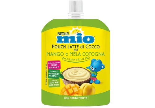 Mio pouch latte di cocco con mango e mela cotogna 90 grammi