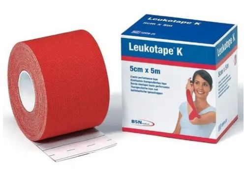 Leukotape K taping rosso 5cm x 5m 1 pezzo
